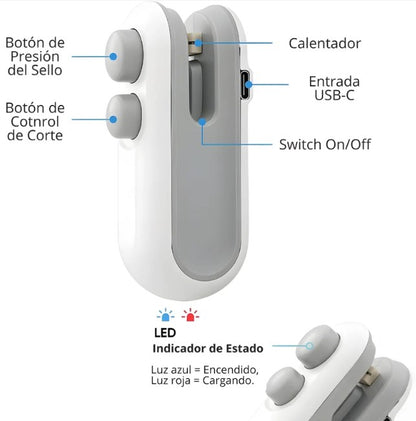 ¡PROMO2 X1! MINI SELLADORA USB PRO - ENVIO GRATIS