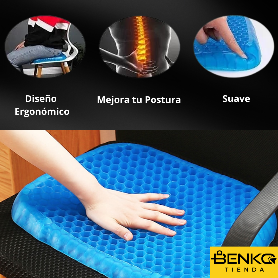 Cojín de Gel - Confort Ergonómico - Comodidad Todo el Día