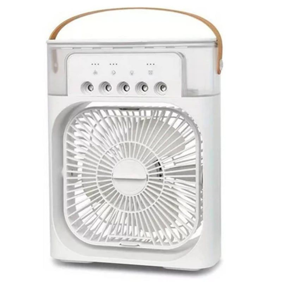 Air Cooler Pro: Aire Acondicionado Portátil 3 en 1 (Luz LED + Humidificador)+ENVIO GRATIS🎁