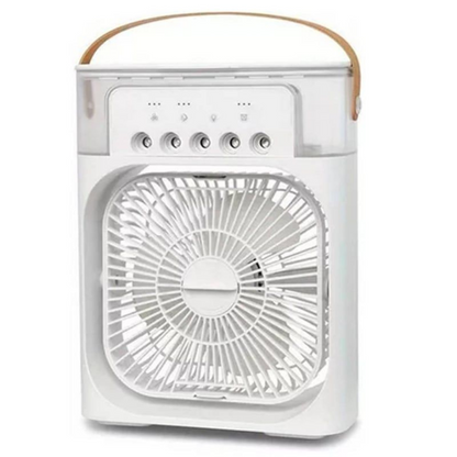 Air Cooler Pro: Aire Acondicionado Portátil 3 en 1 (Luz LED + Humidificador)+ENVIO GRATIS🎁